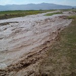 سیل در روستای قره تپه